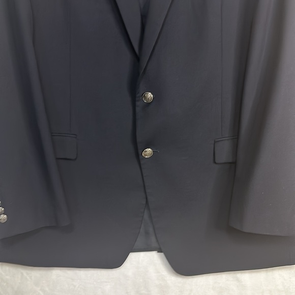 Michael Kors Wool Blend Men’s Black Suit Jacket Size 46L - Picture 4 of 9